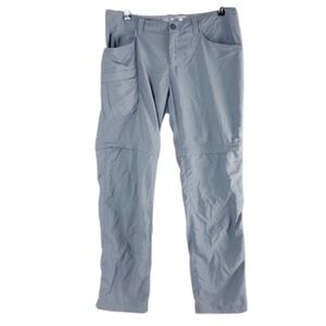 Mountain Hardware Convertible Gray Hiking Pants Size 8 Zip Off Women’s Outdoor